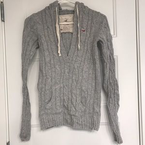 Hooded Hollister sweater